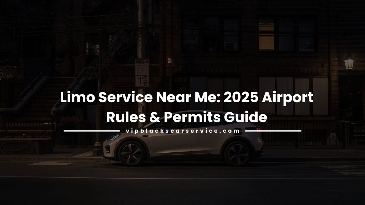 Limo Service Near Me 2025 Airport Rules & Permits Guide