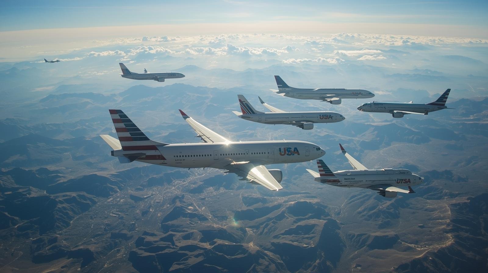 flights airplanes usa