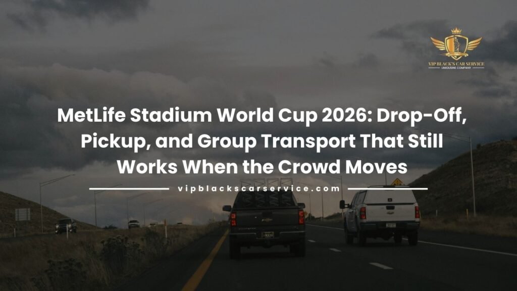 MetLife Stadium World Cup 2026 Drop-Off, Pickup, and Group Transport That Still Works When the Crowd Moves