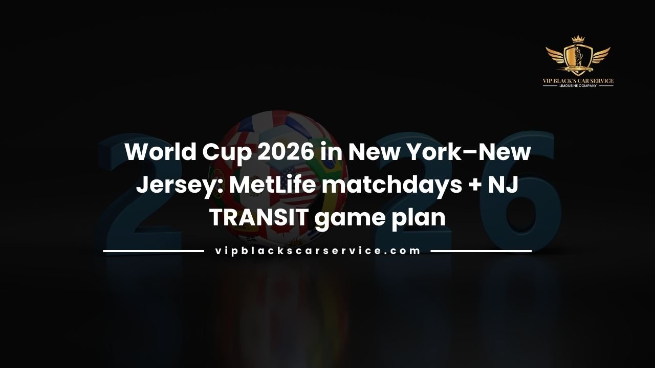 World Cup 2026 in New York–New Jersey MetLife matchdays + NJ TRANSIT game plan