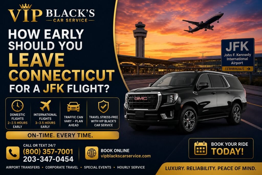 How Early Should You Leave Connecticut for a JFK Flight