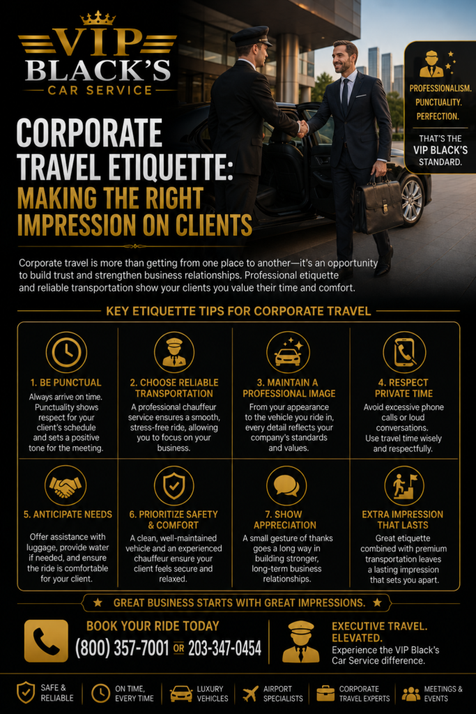 Corporate Travel Etiquette: Making the Right Impression on Clients