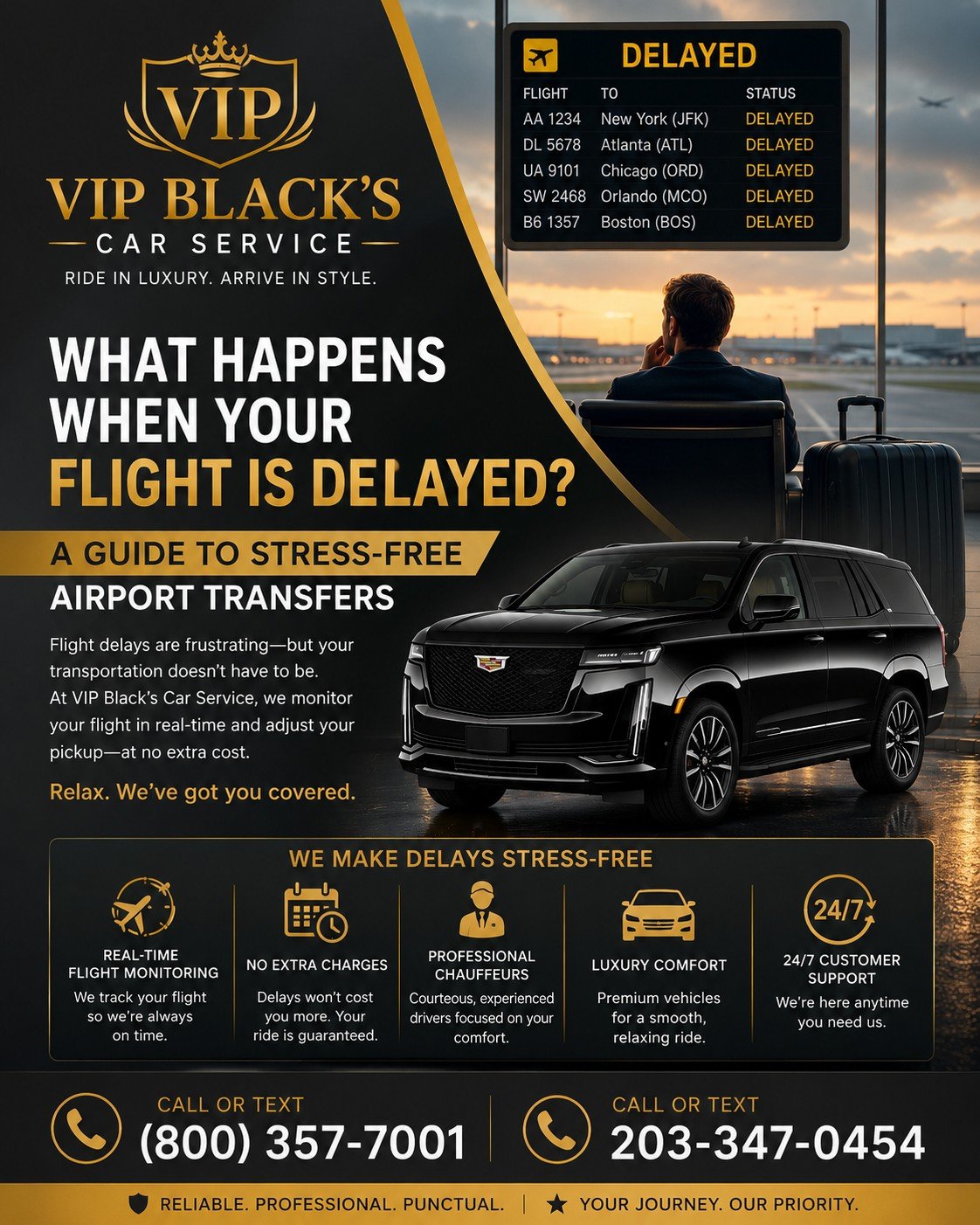 What Happens When Your Flight Is Delayed? A Guide to Stress-Free Airport Transfers