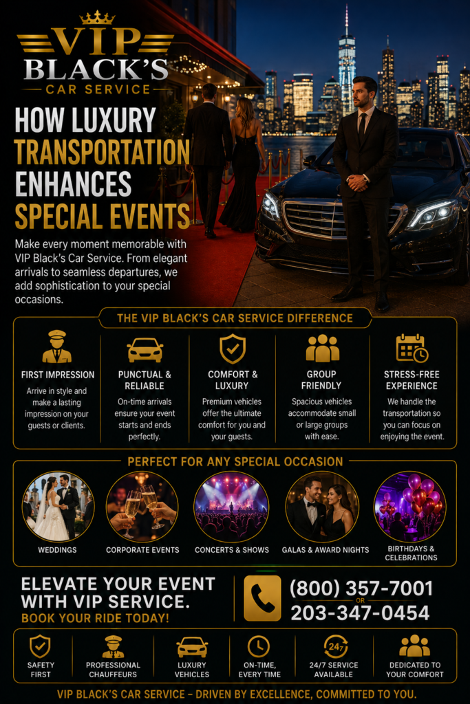 How Luxury Transportation Enhances Special Events
