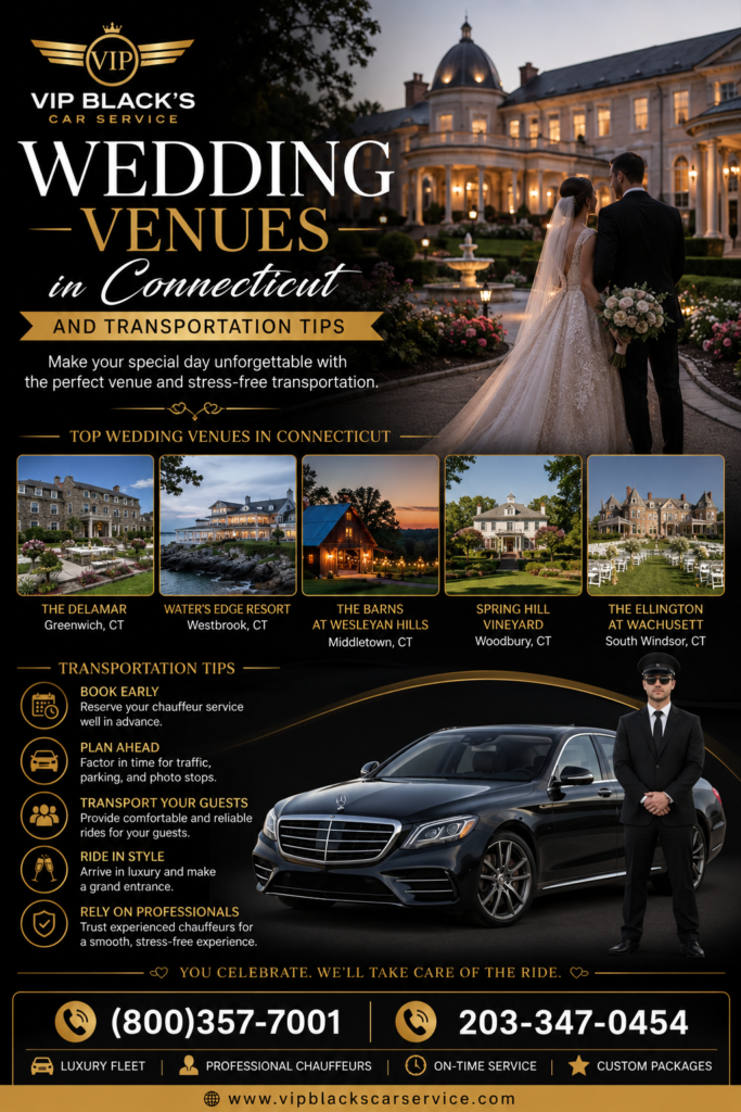 Wedding Venues in Connecticut and Transportation Tips