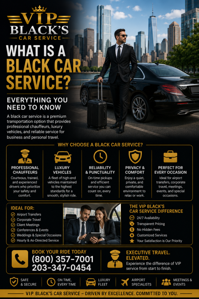 What Is a Black Car Service? Everything You Need to Know