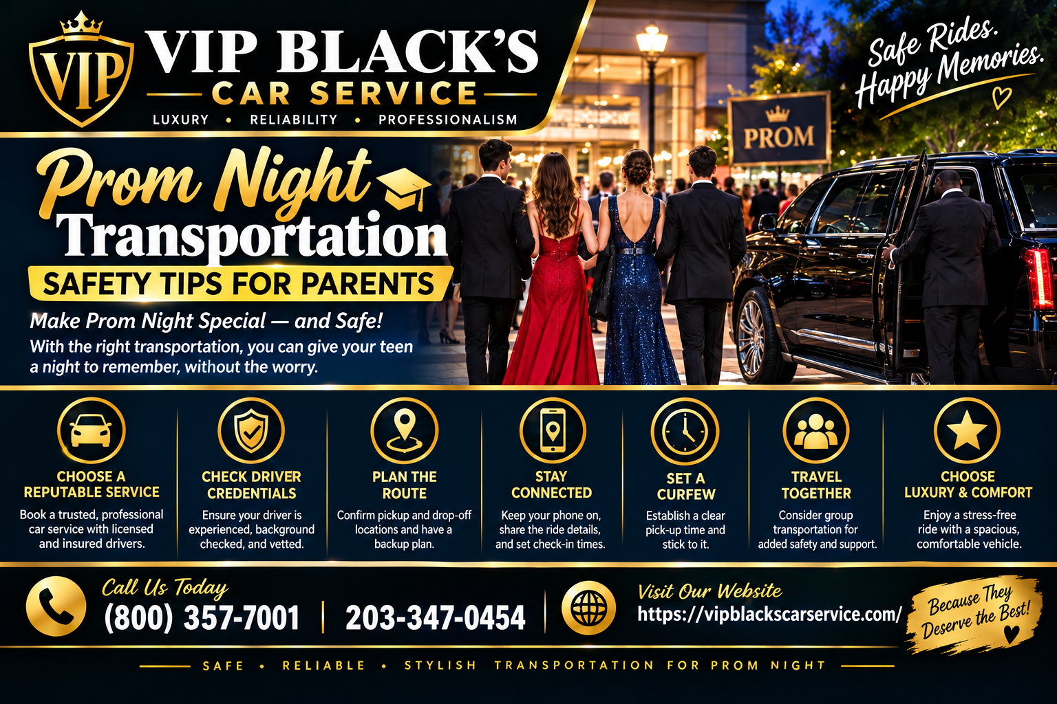 Prom Night Transportation Safety Tips for Parents